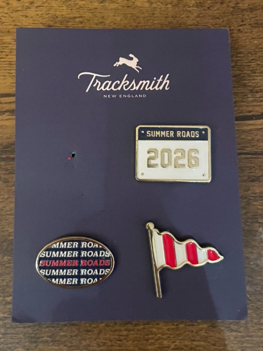 Tracksmith pins